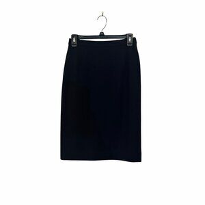 ✨Escada Size 34/ 4 US Women's Casual Dark Navy Midi Length Pencil Skirt✨